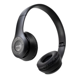 YELL  エール Bluetoothヘッドホン 折りたたみ式 有線 MP3プレーヤー ブラック HP0004BK (2558041)