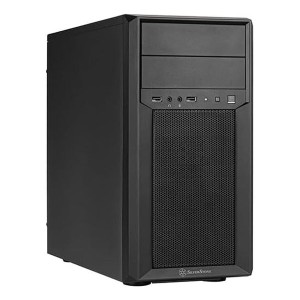 SilverStone Technology  シルバーストーン Micro-ATX ケース SIV-SST-FA313-B-C ミニタワーケース SSTFA313BC (2569598)  送料無料