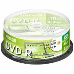 maxell  マクセル DVD-R 4.7GB 16倍速 20枚 DR47PWE.20SP (2433858)