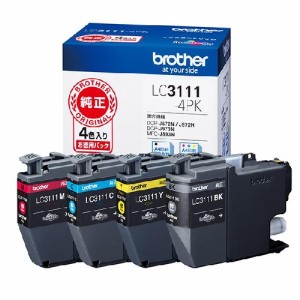 Brother  ブラザー インクカートリッジ お徳用4色パック LC3111-4PK (2441089)