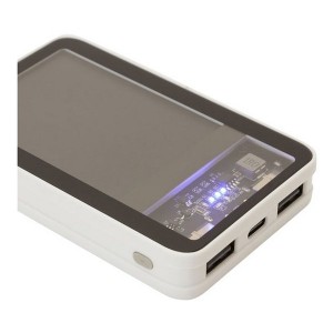 QUALITY TRUST JAPAN クオリティトラストジャパン スケルトンモバイルバッテリー 5000mAh ホワイト QTC-0504WH (2559666)  送料無料