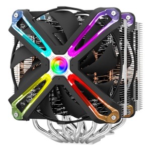 ZALMAN  ザルマン CNPS20X サイドフロー型CPUクーラー 140mm RGB LEDファン×2 CNPS20X (2573487)  代引不可 送料無料