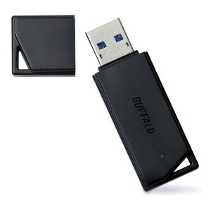 BUFFALO  バッファロー USB3.0フラッシュメモリ 16GB RUF3-K16GB-BK (2433404)  送料無料