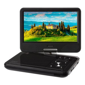 GREEN HOUSE  グリーンハウス 10型ワイド ポータブルDVDプレーヤー バッテリ ブラック GH-PDV10P-BK (2575707)  送料無料