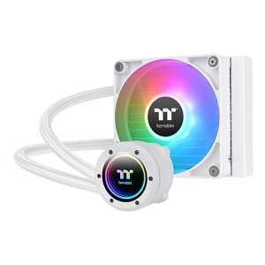 Thermaltake  サーマルテイク TH120 ARGB Sync V2 CPU 水冷クーラー ホワイト 120cm RGB CL-W363-PL12SW-A (2588650)  代引不可 送料無料