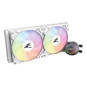 ZALMAN  ザルマン 水冷一体型CPUクーラー ALPHA 28 White ホワイト ALPHA28WHITE (2536334)  代引不可 送料無料