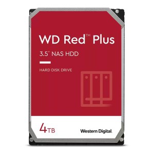 Western Digital  ウエスタンデジタル WD 4TB HDD Red Plus NAS ハードディスクドライブ 3.5 WD40EFPX (2555371)  送料無料