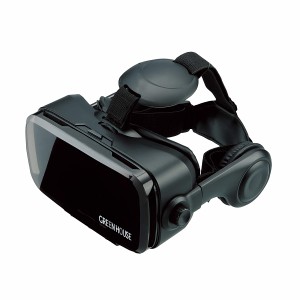 GREEN HOUSE  グリーンハウス ヘッドホン付きスマホ用VRヘッドセット GH-VRHB-BK (2434619)  送料無料