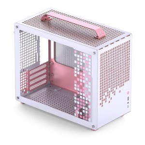 JONSBO  ジョンスボ ハンドル付きMicroATXケース 大型グラフィックスカード対応 ホワイト/ピンク Z20 WHITE-PINK (2610808)  送料無料