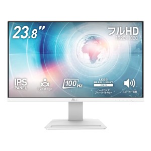 MSI  エムエスアイ 23.8インチ液晶ディスプレイ PCモニター 23.8型 /フルHD 1920×1080  /ワイド PRO-MP243XW (2608748)  送料無料