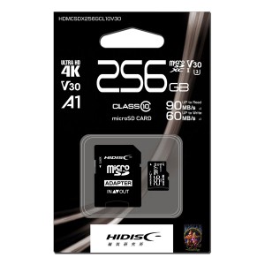 磁気研究所  ジキケンキュウジョ 超高速microSDXCカード 256GB CLASS10 UHS-I A1対応 HDMCSDX256GCL10V30 (2472231)  送料無料