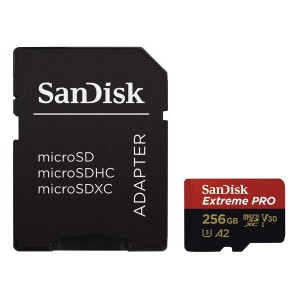 Sandisk  サンディスク 256GB Extreme PRO microSDXC A2 SDSQXCZ-256G   海外パッケージ SDSQXCZ256GGN6MA (2491885)  送料無料