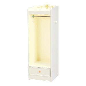 萩原  ハギハラ ハンガーラック 子供部屋 キッズラック アンティーク調 ホワイト RKK-1859WH (2519701)  代引不可