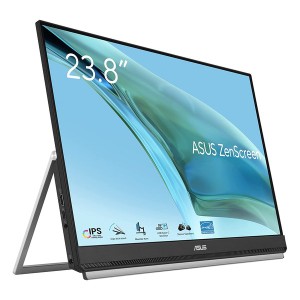 ASUS  エイスース 23.8型ワイド モバイルモニター ブラック ZenScreen MB249C (2574552)  送料無料