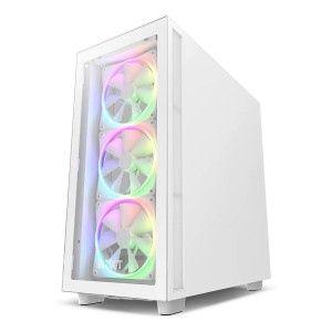 NZXT  エヌズィーエックスティー ミドルタワーケース H7 ELITE ホワイト CM-H71EW-01 (2546902)  代引不可 送料無料