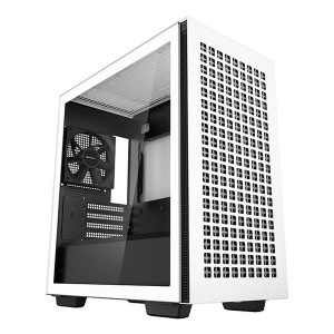 DEEPCOOL  ディープクール Micro-ATX PCケース ホワイト CH370 WH R-CH370-WHNAM1-G-1 (2567117)  代引不可 送料無料