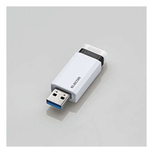 ELECOM  エレコム USB3.1 Gen1 対応USBメモリ/ノック式/64GB/ホワイト MF-PKU3064GWH (2588877)  送料無料