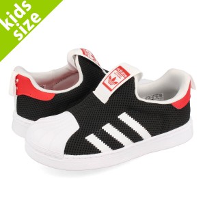 【キッズサイズ】【13.0?16.5cm】 adidas SST 360 I アディダス SST 360 I CORE BLACK/FTWR WHITE/VIVID RED gz5035