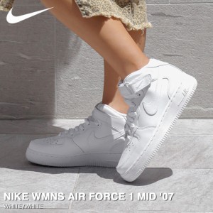 NIKE WMNS AIR FORCE 1 MID '07 WHITE/WHITE
