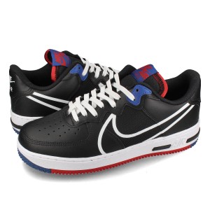 NIKE AIR FORCE 1 REACT BLACK/WHITE/GYM RED/GYM BLUE 