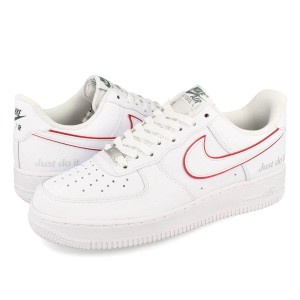 NIKE AIR FORCE 1 '07 【JUST DO IT】 ナイキ エア フォース 1 '07 海外限定 日本未発売モデル メンズ WHITE/UNIVERSITY RED ホワイト DQ