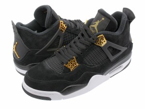 air jordan 4 retro black metallic gold