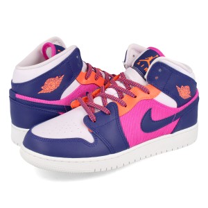 NIKE AIR JORDAN 1 MID GS FIRE PINK/BARELY GRAPE 