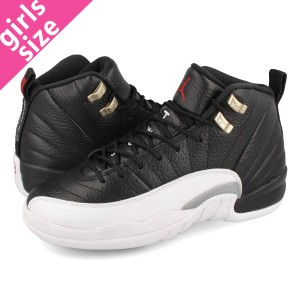 NIKE AIR JORDAN 12 RETRO GS BLACK/VARSITY RED/WHITE 【PLAYOFF】