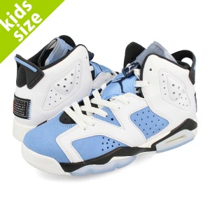 NIKE AIR JORDAN 6 RETRO GS UNIVERSITY BLUE/WHITE/COLLEGE NAVY/BLACK 【UNC】