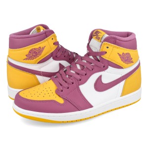 NIKE AIR JORDAN 1 RETRO HIGH OG UNIVERSITY GOLD/LIGHT BORDEAUX/WHITE 【BROTHERHOOD】