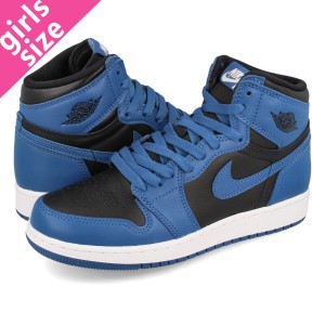 NIKE AIR JORDAN 1 RETRO HIGH OG GS DARK MARINA BLUE/BLACK/WHITE