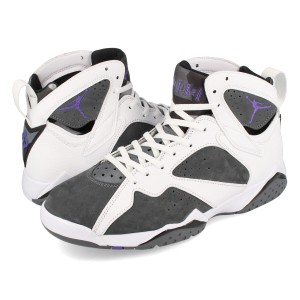 NIKE AIR JORDAN 7 RETRO WHITE/FLINT GREY/BLACK/VARSITY PURPLE