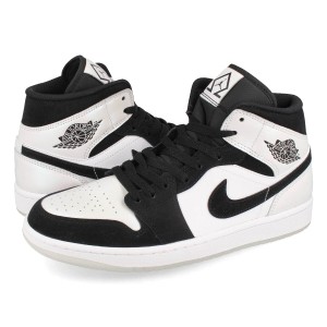 NIKE AIR JORDAN 1 MID SE WHITE/BLACK/MULTI COLOR