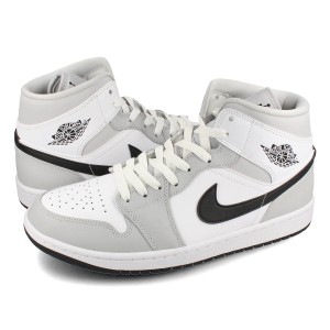 NIKE WMNS AIR JORDAN 1 MID GREY FOG/BLACK/WHITE