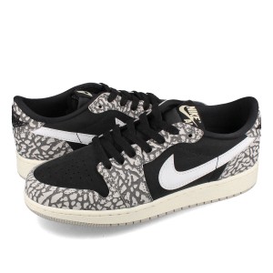 NIKE AIR JORDAN 1 RETRO LOW OG GS ナイキ エア ジョーダン 1 レトロ ロー OG GS レディース BLACK/MUSLIN/TECH GREY/WHITE ブラック cz