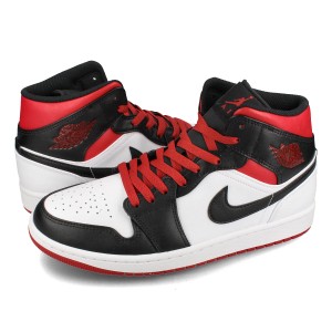 NIKE AIR JORDAN 1 MID ナイキ エア ジョーダン 1 ミッド メンズ WHITE/GYM RED/BLACK ブラック dq8426-106