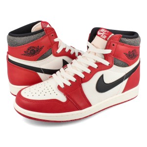 NIKE AIR JORDAN 1 RETRO HIGH OG VARSITY RED/BLACK/SAIL/MUSLIN 【CHICAGO LOST & FOUND】