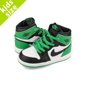 NIKE AIR JORDAN 1 RETRO HIGH OG TD ナイキ エア ジョーダン 1 レトロ ハイ OG TD ベビー 子ども BLACK/LUCKY GREEN/WHITE ブラック fd1