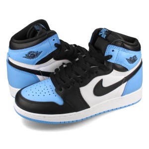 NIKE AIR JORDAN 1 HIGH OG GS ナイキ エア ジョーダン 1 レトロ ハイ OG GS レディース UNIVERSITY BLUE/BLACK/WHITE ブラック fd1437-4