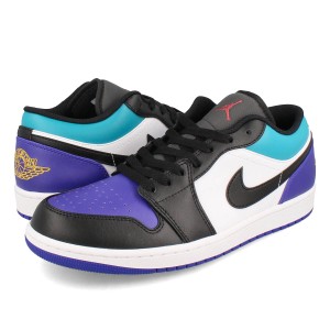 NIKE AIR JORDAN 1 LOW  ナイキ エア ジョーダン 1 ロー メンズ WHITE/BLACK/BRIGHT CONCORD/AQUAMARINE ブラック 553558-154