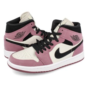 NIKE WMNS AIR JORDAN 1 MID SE ナイキ ウィメンズ エア ジョーダン 1 ミッド SE メンズ LIGHT MULBERRY/BLACK/LIGHT BONE/WHITE ピンク 