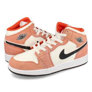 NIKE AIR JORDAN 1 MID GS ナイキ エア ジョーダン 1 ミッド GS レディース TEAM ORANGE/BLACK/SAIL/WHITE オレンジ dv1336-800