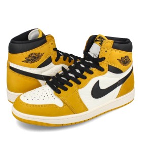 NIKE AIR JORDAN 1 RETRO HIGH OG ナイキ エア ジョーダン 1 レトロ ハイ OG メンズ スニーカー ハイカット YELLOW OCHRE/BLACK/SAIL イ