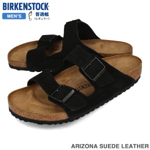 BIRKENSTOCK ARIZONA SUEDE LEATHER 【REGULAR】 ビルケンシュトック アリゾナ スエードレザー レギュラーフィット メンズ BLACK ブラッ