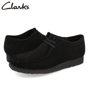 CLARKS WALLABEE クラークス ワラビー メンズ カジュアル シューズ モカシン BLACK SUEDE ブラック スエード 26155519