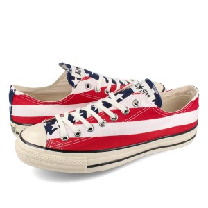 CONVERSE ALL STAR US STARS&BARS OX コンバース オールスター US スターズ&バーズ OX メンズ レディース ローカット STARS&BARS レッド 