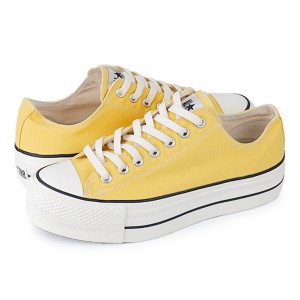 CONVERSE ALL STAR (R) LIFTED OX コンバース オールスター (R) リフテッド OX メンズ レディース EGG YELLOW イエロー 31309420