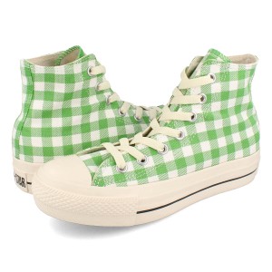 CONVERSE ALL STAR PLTS FLOWERPATCH HI コンバース オールスター PLTS フラワーパッチ HI レディース LIGHT GREEN/WHITE グリーン 31311