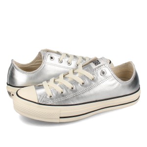 CONVERSE LEATHER ALL STAR (R) OX コンバース レザー オールスター (R) OX メンズ レディース SILVER シルバー 31311890