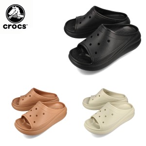 CROCS CRUSH SLIDE クロックス クラッシュ スライド メンズ レディース ブラック 208731